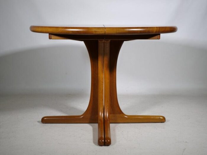 scandinavian extendable teak dining table 1960s 2258