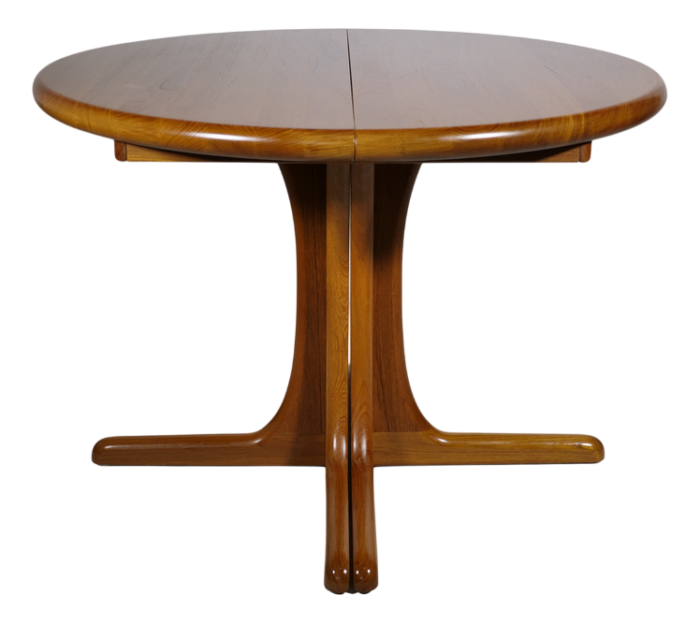 scandinavian extendable teak dining table 1960s 2373