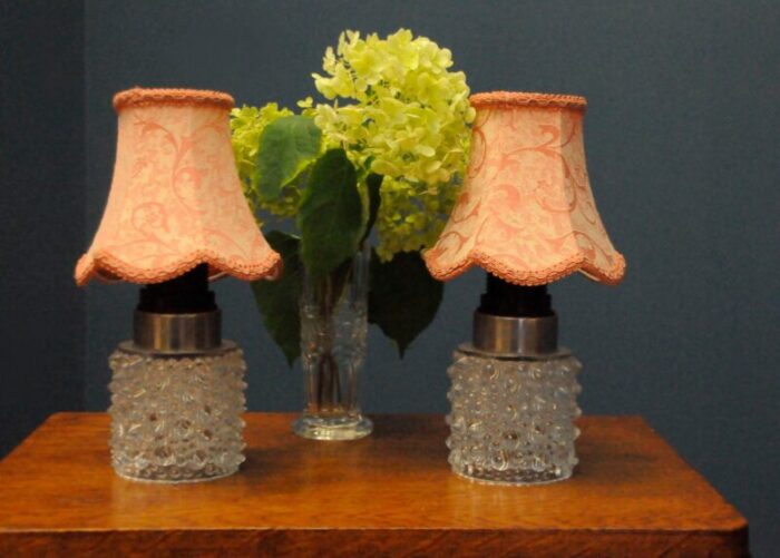 scandinavian lamps from orrefors set of 2 3