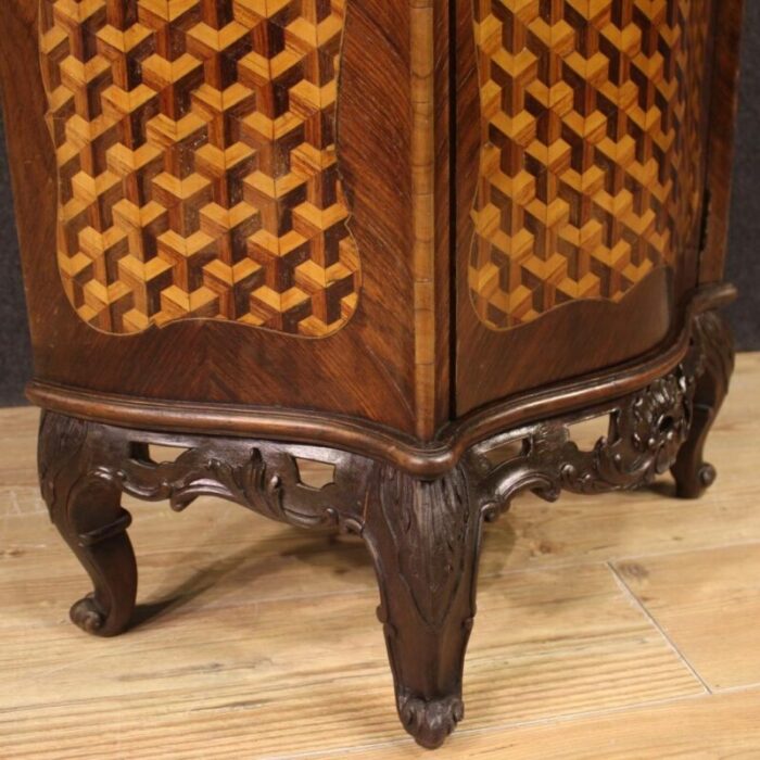 small 20th century french inlaid sideboard 1970s 5941