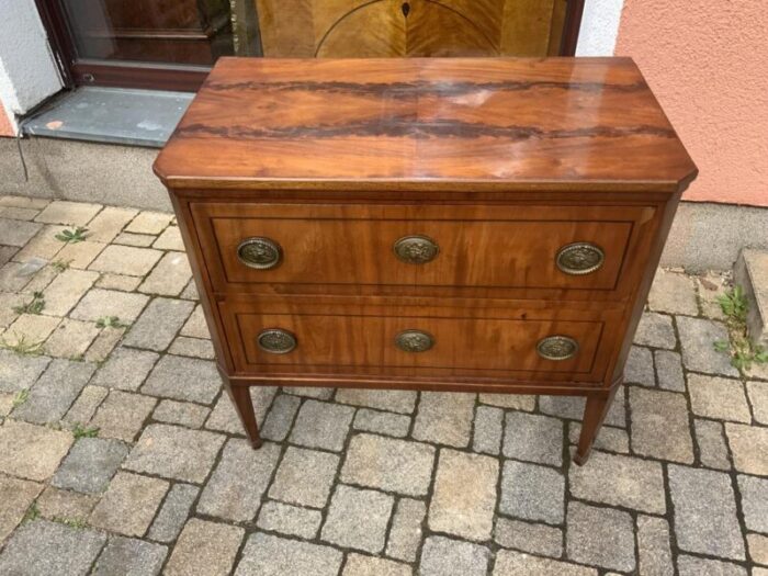 small biedermeier chest of drawers in mahogany 1820 6431