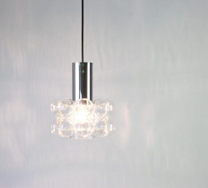 small german bubble glass pendant by helena tynell for limburg 4