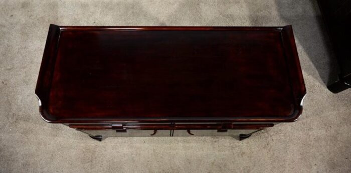 small lacquered wood sideboards 1940s set of 2 2093