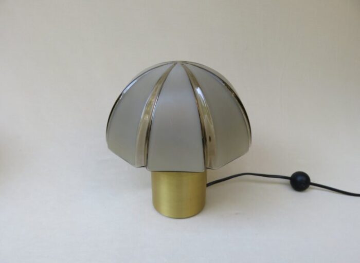 small mushroom table lamps from peill putzler 1970s set of 2 4