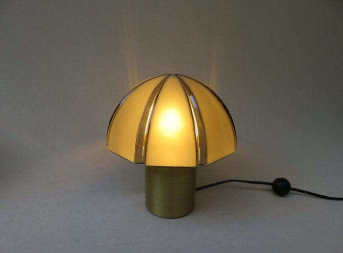 small mushroom table lamps from peill putzler 1970s set of 2 6