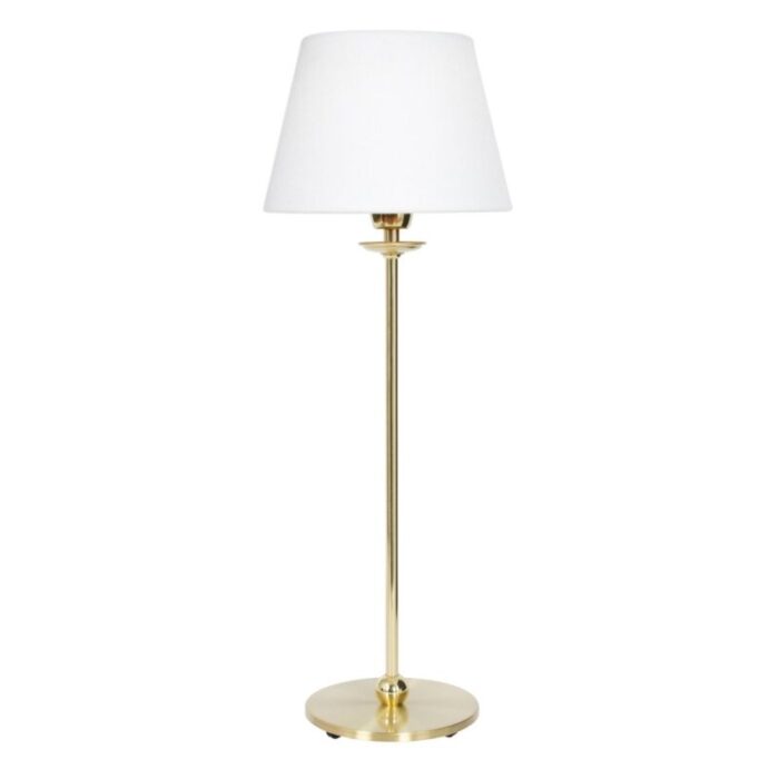 small polished brass uno table lamp from konsthantverk 4