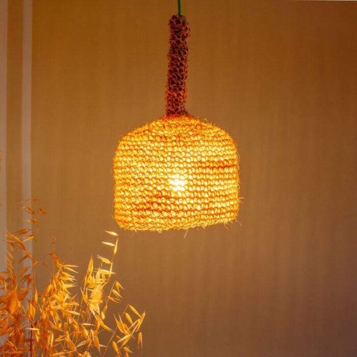 small rope lamp natural 3