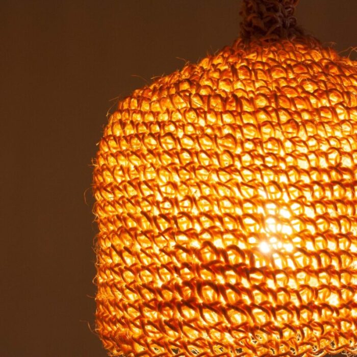 small rope lamp natural 6