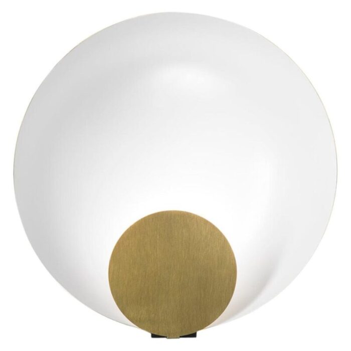 small siro table lamp in satin gold by marta perla for oluce 1