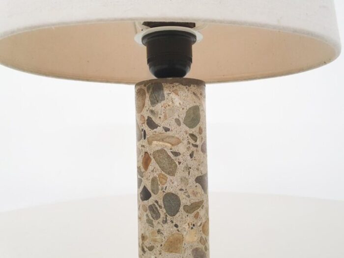 small stone table light france 1960s 7