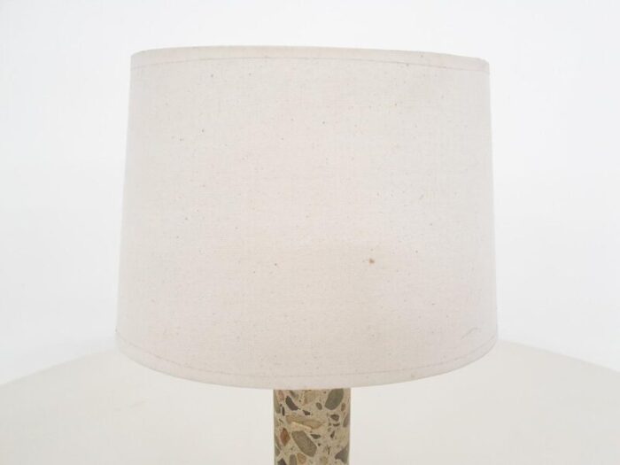 small stone table light france 1960s 8