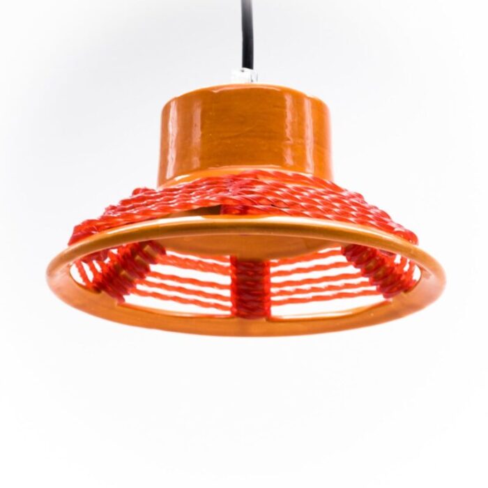 small wicker pendant lamp by marco rocco 3 1