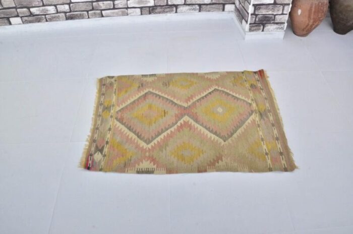 small wool kilim rug 1960s 1284