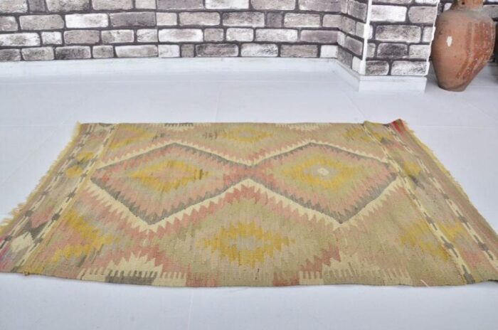 small wool kilim rug 1960s 9050