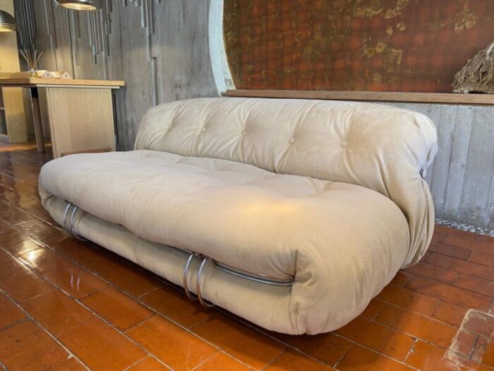 soriana sofa by afra and tobia scarpa for cassina 1970s 9703