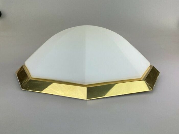 space age ceiling lamp from limburg glashuette 1970s 10