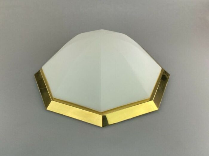 space age ceiling lamp from limburg glashuette 1970s 11