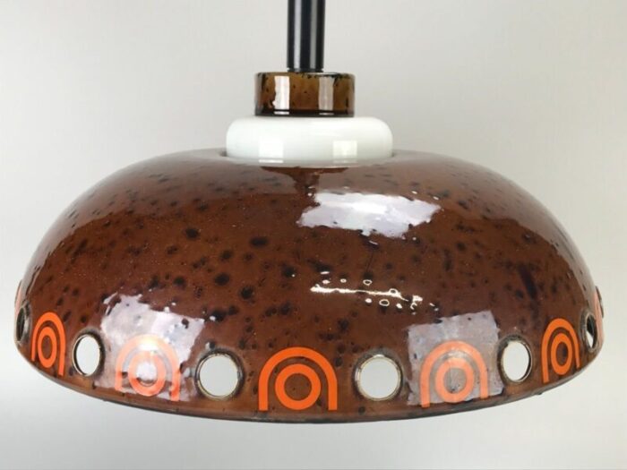 space age pendant lamp from hustadt leuchten 1970s 5