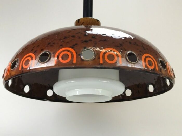 space age pendant lamp from hustadt leuchten 1970s 7