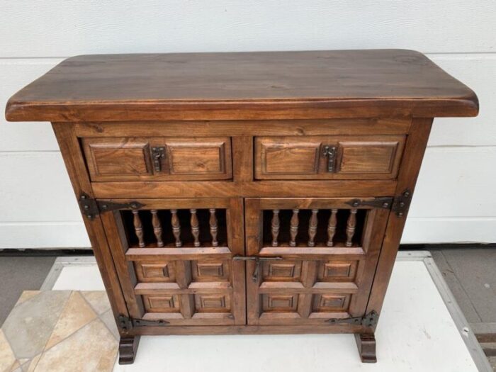 spanish chest of drawers in walnut 1920s 3582