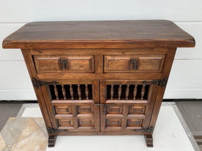 spanish chest of drawers in walnut 1920s 7679