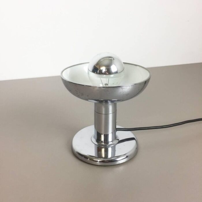 sputnik chrome table light from cosack lights germany 1970s 2