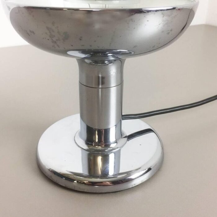 sputnik chrome table light from cosack lights germany 1970s 7