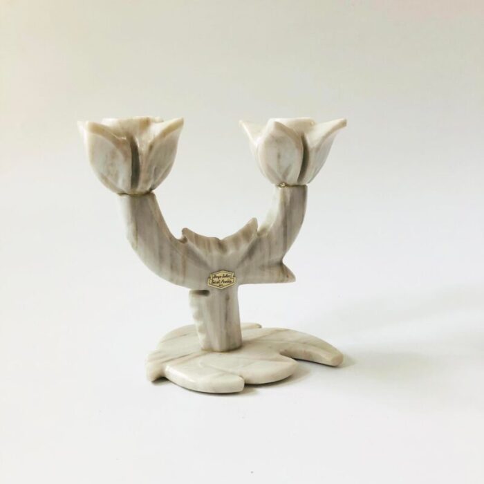 stone flower candle holder 3339