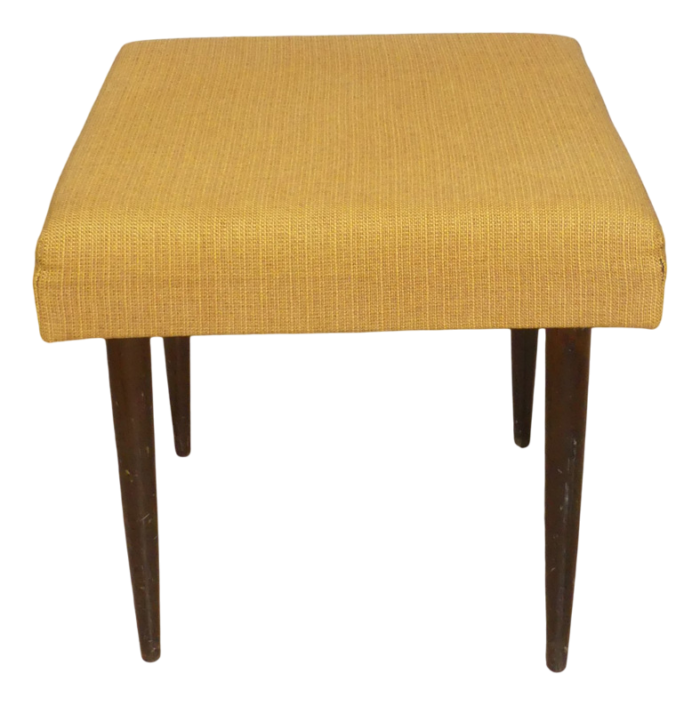 stool folding step in mustard yellow 1960s 9878