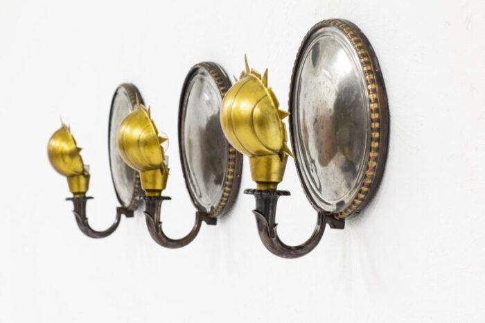 swedish grace wall lamps 1920s set of 2 2