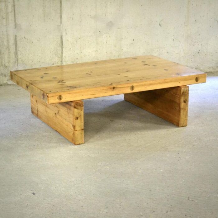 swedish pine coffee table by roland wilhelmsson 1970s 3209