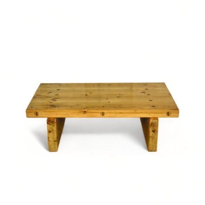 swedish pine coffee table by roland wilhelmsson 1970s 7207