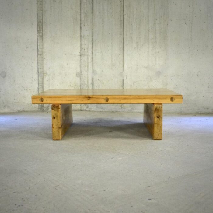 swedish pine coffee table by roland wilhelmsson 1970s 7430