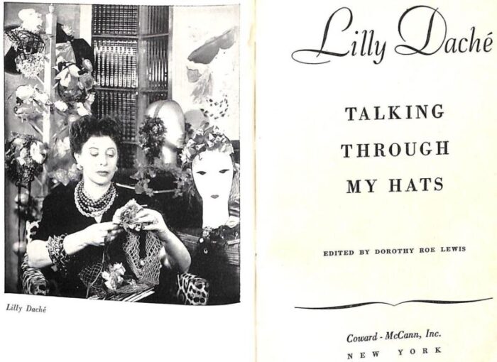 talking through my hats 1946 dache lilly 4426