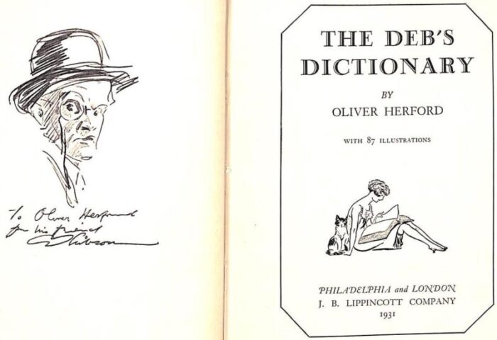 the debs dictionary 1931 herford oliver 5701