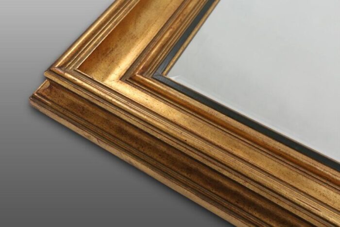 timeless gilded mirror in wood by deknudt belgium belgium 1960s 4842