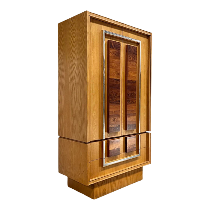 tobago furniture brutalist mid century modern armoire c 1970s 5784