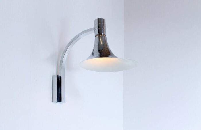 trumpet sconce lamp by albini helg piva for sirrah 1960s 6