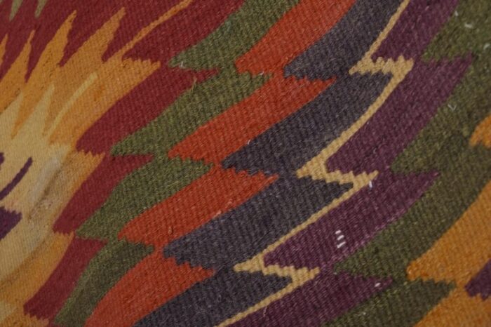 turkish geometric kilim runner stair carpet 27 x 207 2873