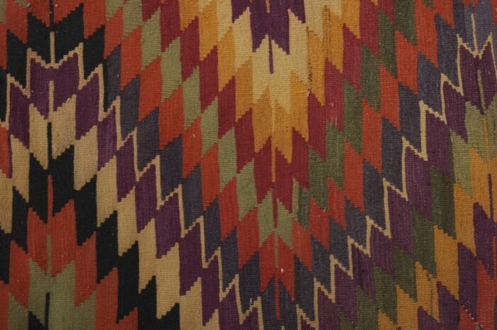 turkish geometric kilim runner stair carpet 27 x 207 9632