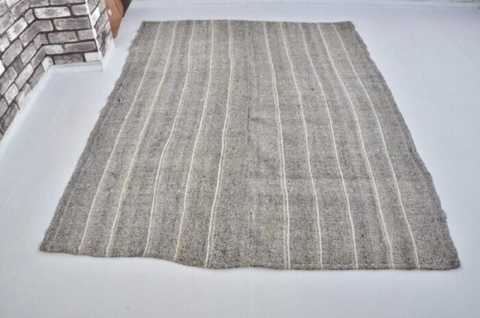 turkish handmade kilim rug 1960s 8129