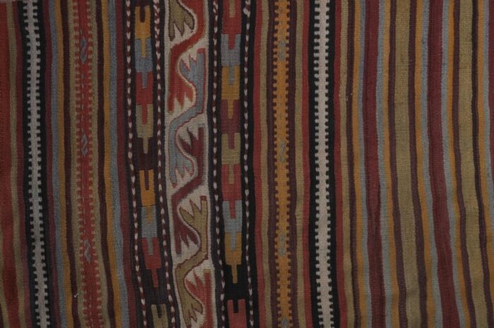 turkish kilim runner hand woven wool long runner 9875