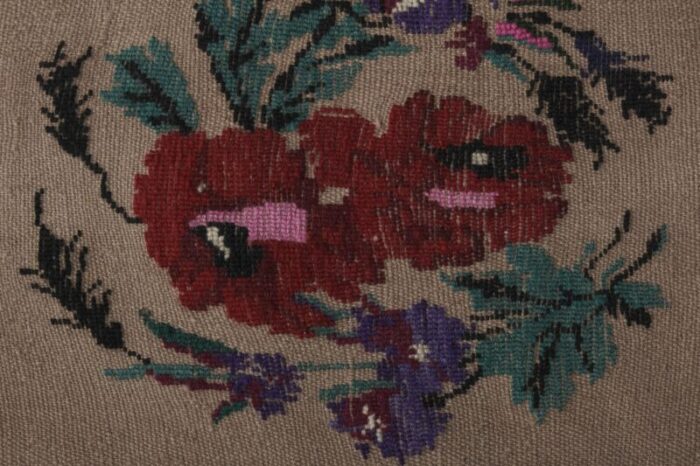 turkish needlepoint kilim runner rug 111 x 412 3254