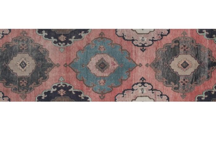 turkish oushak runner with eclectic style 210 x 257 6587