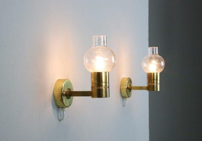 v 220 wall lights by hans agne jakobsson 1960s set of 2 5