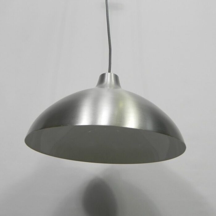 vintage aluminum shade hanging lamp 3