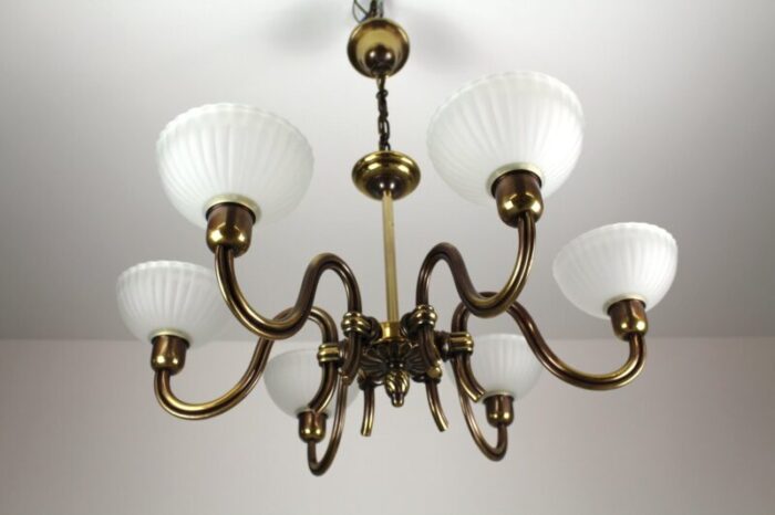 vintage austrian chandelier by hugo gorge for eduard schmelz 1930s 2