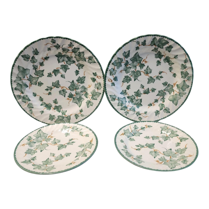 vintage bhs barratts country vine dinner and side plates set of 4 6095