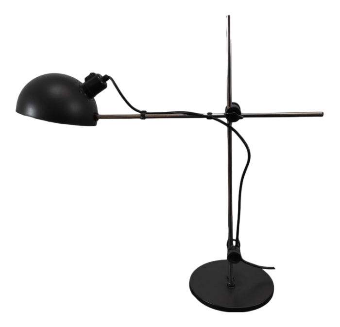 vintage black steel desk lamp 1960s 3206