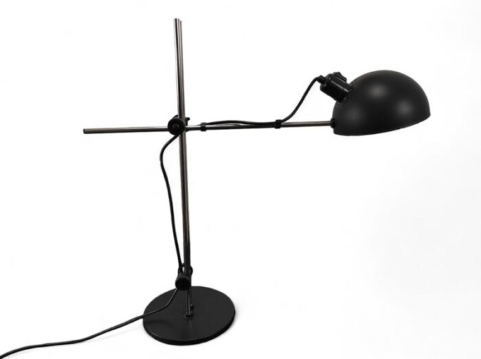 vintage black steel desk lamp 1960s 4080